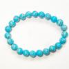 Pulsera de Piedra Ojo de Gato de 8 mm con Diseño Bicolor Graduado Transparente Hielo, Pulsera de Piedra Shoushan con Cuentas de Vidrio, Joyería Suave que se Envuelve Alrededor del Dedo