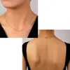 Cadena Corporal Transfronteriza Europea y Americana de Oro de 14K con Piedra Natural Sexy Sexy Cadena para Clavícula de Circonita Cadena para Espalda de Turquesa Amazon