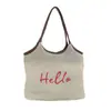 Bolso para Mujer Gran Capacidad 2025 Verano Nuevo Bolso Tejido de Paja Bolso de Hombro Bolso de Paja Playa Costera Bolso Cubo Bolso de Hombro
