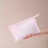 Bolsa de almacenamiento de malla con clip de EVA para lavar maquillaje, gran capacidad, impermeable, multi-especificación, bolsa de almacenamiento para viajes de negocios