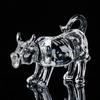 Cristal 12 Zodiaco Rata Buey Tigre Conejo Dragón Serpiente Caballo Oveja Mono Pollo Perro Cerdo Manualidades para la sala de estar Adornos decorativos del zodiaco