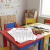 Novo produto internacional: 10 folhas/pacote de pôsteres para colorir com temas de animais fofos, livros de colorir divertidos com rabiscos e desenhos à mão