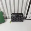 Cartera de cremallera larga transfronteriza con patrón de diente de perro, nueva y moderna bolsa con cremallera, monedero multifuncional, bolso para teléfono unisex, Goya