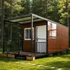 Casa-contêiner expansível, casa-contêiner móvel, dormitório para canteiro de obras, casa-contêiner pré-fabricada, unidade de contêiner expansível, feito sob medida