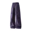 Calça de trabalho casual estilo americano oversized para homens, adequada para primavera e outono, moderna, versátil, esportiva, à prova de vento, à prova d'água e calça longa de perna reta