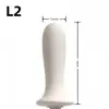 Nova Pistola de Massagem Fascial Criativa Multifuncional Cabeças de Massagem Acessórios de Silicone Adaptador de Massageador em Estoque para Dropshipping