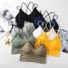 Kaka con la misma correa cruzada sin costuras hermosa espalda envuelta pecho tubo superior chaleco para mujer sujetador ajustable ropa interior para mujer al por mayor