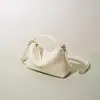Bolsa de Mão Feminina Estilo Coreano de Nicho Couro Genuíno de Alta Qualidade Moda Bolsa Tote HOBO Chique Simples Versátil Transversal de Ombro