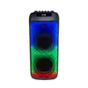 Potente Fabricante Altavoz Bluetooth Portátil Doble de 8 Pulgadas, Exclusivamente para Ventas Transfronterizas, Viene con un Micrófono Inalámbrico Individual, Personalización OEM Disponible
