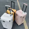 Mala Feminina Ins 26 polegadas Rodas Giratórias com Freio Exportação Comércio Exterior Mala de Viagem 32 polegadas Mala de Couro Masculina Grande Capacidade