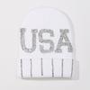 Gorro cálido de gran cabeza con diamantes para comercio exterior transfronterizo exclusivo para hombres y mujeres gorro de punto de otoño e invierno gorro de lana cálido