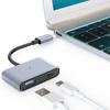 Hub Estación de Acoplamiento Tipo-C a USB Carga Todo-En-Uno con Luz Adaptador Otg USB Estación de Acoplamiento para Computadora Teléfono Móvil