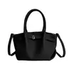 Bolsa de Mão Estilosa Individual Tendência com Cordão Textura Lichia Formato Balde Moda Primavera/Verão 2026 Versátil Ombro Transversal