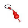 Llavero de cinabrio, colgante para llave de coche, bolso colgante, calabaza, bolsa de dinero valiente, Buda sonriente, una generación de cabello