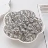 Corazón de Azúcar Hermoso Dorado Brillo Fino Resina Cuentas Redondas Cuentas Sueltas Pulsera DIY Hecha a Mano Material para Pulsera Accesorios de Bisutería