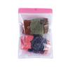 Bolsa de cremallera transparente esmerilada para ropa eva bolsa de embalaje para ropa interior calcetines guantes bolsa de almacenamiento de plástico autosellante