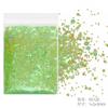 Brillantina de uñas, brillantina ultrafina, brillantina, brillantina, lentejuelas, mezcla de hierba verde, juego de esmalte de uñas, pegamento, joyería transfronteriza