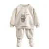 Conjunto de Sudadera Labubu para Niños, Nuevo Estilo Primavera y Otoño 2026, Atuendo de Primavera Elegante para Bebés, Conjunto Deportivo de Dos Piezas para Niños