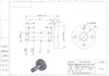 Montaje de Brida Articulada Flotante Tipo Brida Redonda Eje con Ranura para Anillo de Retención Pasador Voladizo 45# Núcleo de Eje WHE01