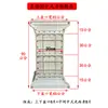 Molde para Maceta de Flor de Acero y Plástico ABS Engrosado, Molde de Cemento para Barandillas de Balcón, Molde de Columna Cuadrada, Molde de Columna Romana para Proyectos de Ingeniería