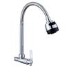 Comercio electrónico filipino aleación de zinc grifo de apertura rápida fría simple horizontal lavabo de verduras fregadero tubo universal montado en la pared