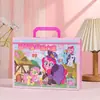 Caja Mágica Magnética de Niña Antigua Princesa Libro Silencioso Magnético Caja de Regalo Traje Niña Pintura Pegatinas Juguetes Educativos