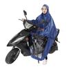Impermeable poncho para bicicleta eléctrica de fábrica directo para adulto con doble ala y protección facial, impermeable para doble conducción al por mayor
