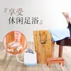 Barril de Madera con Tapa para Remojo de Pies de Cedro, Bañera Calentada para Pies, Barril de Fumigación, Terapia Caliente para Pies, Barril para Lavado de Pies al Vapor para Uso Doméstico y Mayorista