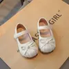 Zapatos de Cuero Plegados Estilo Francés para Niñas 2026 Nuevos para Primavera/Otoño Estilo Coreano Zapatos de Suela Suave para Niñas Mocasines de Corte Bajo