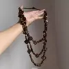 Collar Retro Étnico de Múltiples Capas con Concha de Coco y Cuentas para Mujer, Diseño de Nicho, Cadena para Clavícula de Alto Temperamento
