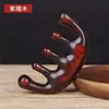 Peine Rascador de Nariz de Sándalo Dorado al por Mayor, Peine Masajeador para Alivio de la Fatiga Visual, Peine de Meridianos, Raspado Facial para Belleza de la Nariz, Diluir las Arrugas de los Ojos