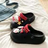 Pantuflas de Eva Antideslizantes y Resistentes al Olor para Estudiantes, Parejas, Sandalias de Playa que Aumentan la Altura, Zuecos de Suela Gruesa de Verano para Exteriores para Mujeres