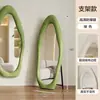 Espelhos de Corpo Inteiro Cuidadosamente Selecionados, Espelhos de Chão, Espelhos de Parede para Montagem em Casa, Espelhos de Vidro de Formato Irregular para Quarto de Meninas Novo Estilo