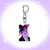 Chaveiro Acrílico Anime Kpop Demon Slayer Grupo Feminino Mercadoria Gaza Masculino Fantasma Chaveiro de Mochila