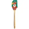 Raspador de Silicona Impreso Mango de Madera Raspador de Silicona Impreso Raspador de Silicona Papá Noel de Navidad
