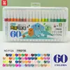 Marcadores acrílicos de punta suave y engrosada para arte infantil, graffiti de estudiantes, papel que no traspasa, colores apilables, marcadores de acuarela de colores
