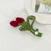Presilha Tulipa Grampo de Cabelo Aveludado Acessórios de Cabelo Femininos Acessórios de Início de Primavera Presilha Tubarão Presilha de Alta Qualidade Acessórios para Cabeça