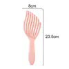 Nuevo Peine de Costilla de Sirena, Peine de Concha, Peine de Peinado, Alta Elasticidad, Esponjoso, Suave y Sin Nudos, Peine de Masaje Multifuncional