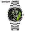 Reloj Sanda 1088 para hombre, resistente al agua, con correa, moderno y elegante, ideal para estudiantes y adolescentes.