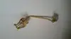 Accesorios para Instrumentos Musicales Trompa Clip para Partituras Estante para Atril Clip Universal Portátil Dorado Lacado Niquelado Dos Tipos