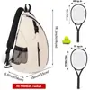 Em Estoque Novo Modelo 2025 Bolsa de Badminton para Treinamento de Esportes ao Ar Livre, Bolsa de Ombro Portátil para Tênis e Pickleball, Bolsa Transversal