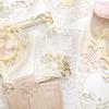 Notas de Papel Casa de Flores Serie Sueño Bronceado Hueco Cuenta de Mano Material DIY Decoración Base 20 6