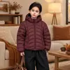 Ropa para niños, chaqueta de plumas para niños, nuevo estilo de invierno 2026, abrigo cálido para niños, ropa de invierno elegante para bebés niños