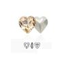 Boutique de joyería para uñas K9 cristal natural 6MM forma de corazón de durazno taladro de vidrio puntiagudo taladro con forma chapado taladro para uñas