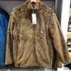 Estilo Japonés Otoño e Invierno Nuevos Productos para Parejas Hombres y Mujeres Chaqueta Larga de Terciopelo Polar con Cremallera y Cuello Alto 440593/450198