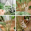 Monstera Poste de Soporte Fijo Marco Recogedor de Tallo de Rama Planta Soporte Antivuelco Planta Verde Soporte para Flores