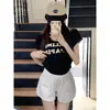 Shorts de pierna ancha talla grande para chica rellenita, verano para mujer, estilo coreano, holgados, adelgazantes, cintura alta, pantalones cortos calientes de playa japonesa, pantalones de pijama, ropa exterior