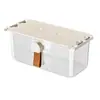 Caja de Almacenamiento Tipo Cajón Invisible Debajo del Escritorio Caja Organizadora de Pared Artefacto de Almacenamiento para Estación de Trabajo de Oficina Estante de Almacenamiento de Escritorio