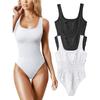 Exportación Transfronteriza Europea y Americana 2024 Amazon Verano Aliexpress Chaleco sin Mangas de Cuello U para Mujer Mono Ajustado