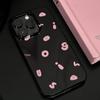 Suporte Smiley de Maçã Inglesa Rosa para Capa de Celular 14/13 12/11Pro Capa Macia XR/XS Resistente a Quedas 7/